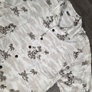 VTG Disney Catalog Hawaiian Shirt Mens Mickey Surfboard Beach Goofy Donald Duck‎